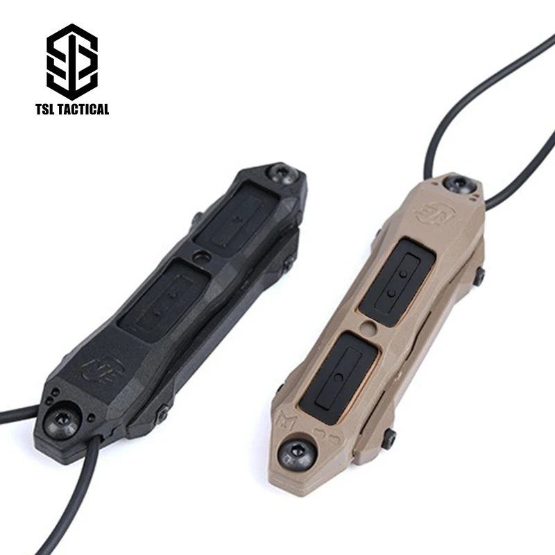 Tactical PEQ 15 DBAL A2 Switch Double Plug Remote Pressure Dual Function Controller M300 M600 Flashlight Weapon Light Accessory