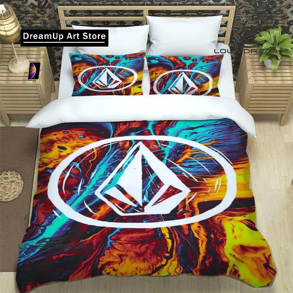 3D V-VOLCOM LOGO printed Bedding Sets exquisite bed supplies set duvet cover comforter set bedding set luxury birthday gift