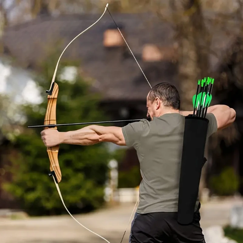 Outdoor Shoulder Bow and Arrow Bag, Waist Cross, Dual Purpose Bow and Arrow Bag