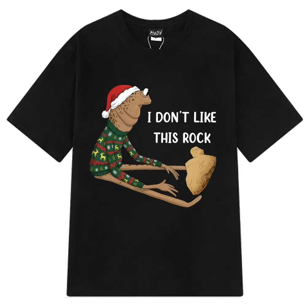 

Marcus The Worm Christmas I Don’t Like This Rock Print T-Shirt Men Women Summer Cotton T-Shirts Fashion Short-Sleeved T-Shirts