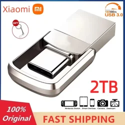 Chiavetta USB originale Xiaomi da 2 TB 3.2 Tipo C Pen Drive Memory Stick 256 GB 128 GB Flash Disk Adattatore Memory Stick impermeabile