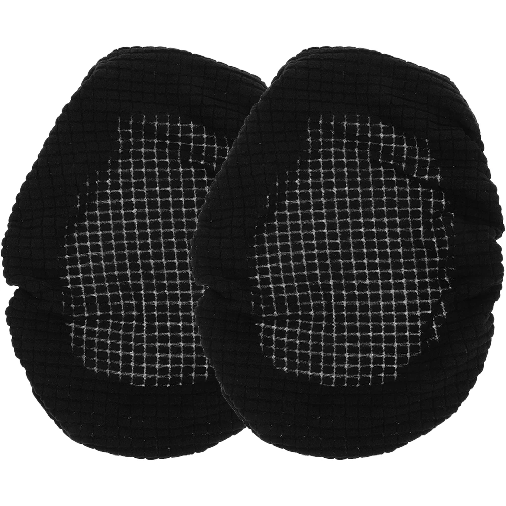 2pcs Swivel Headrest Cover Removable Sleeve For Office Computer Chair Head Pillow Replacement Cover Chair Head Cushion