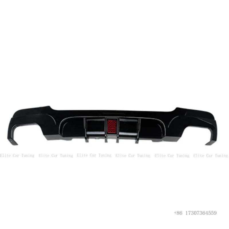 

Глянцевый черный задний диффузор с двумя выходами и LED-подсветкой для BMW 3S E92 E93 MP, 2005-2011 гг.