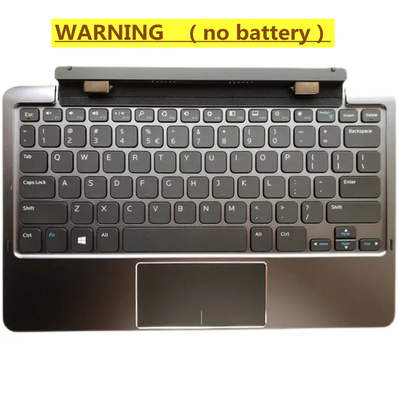 Laptop Shell for Dell Venue V11 Pro 5130 7130 7139 7140 K12A Tablet Base Keyboard New Without Battery (no Battery)