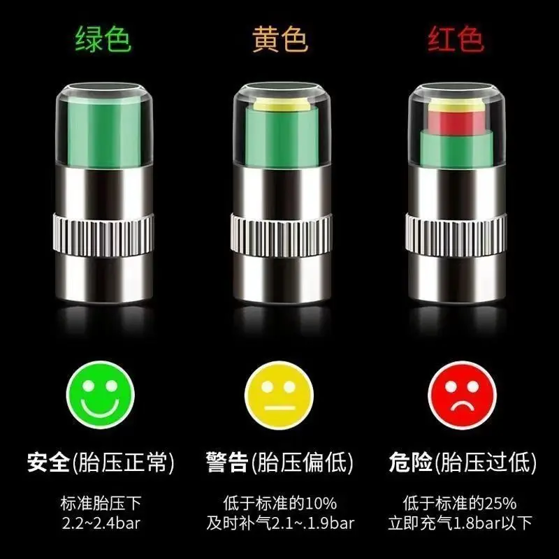 Car Auto Tire Air Pressure Valve Stem Caps Sensor Aler for Ford Focus 2 3 Fiesta Mondeo Kuga Ecosport Fusion Toyota Corolla Aven