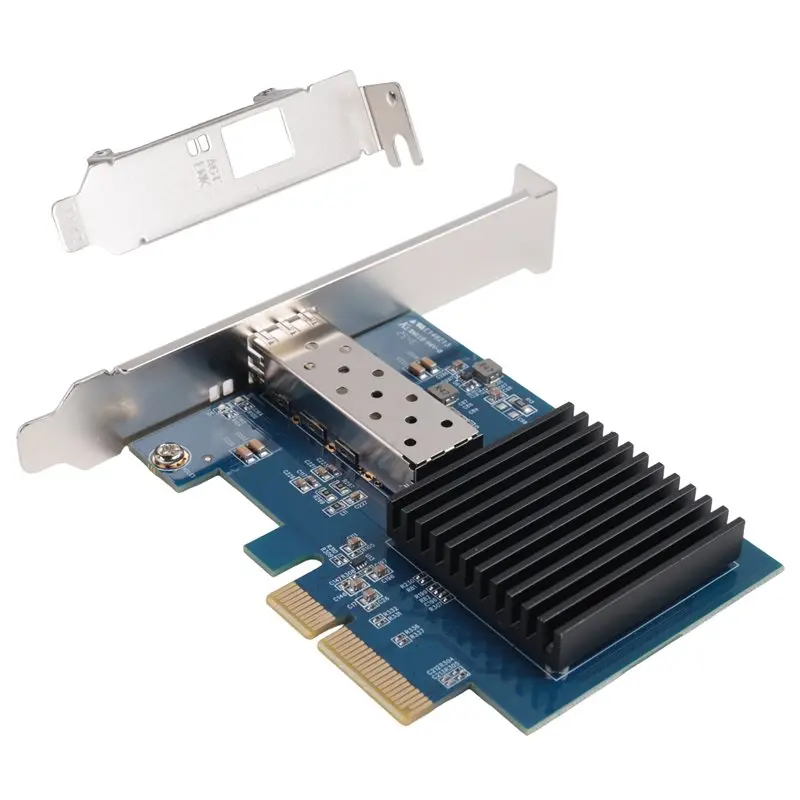 M51K-For PCI-E 3.0 10G Ethernet Network Card RTL8127 Chip 4X Single RJ45 Port Gigabit Ethernet For PCI-Express Adapter For PC