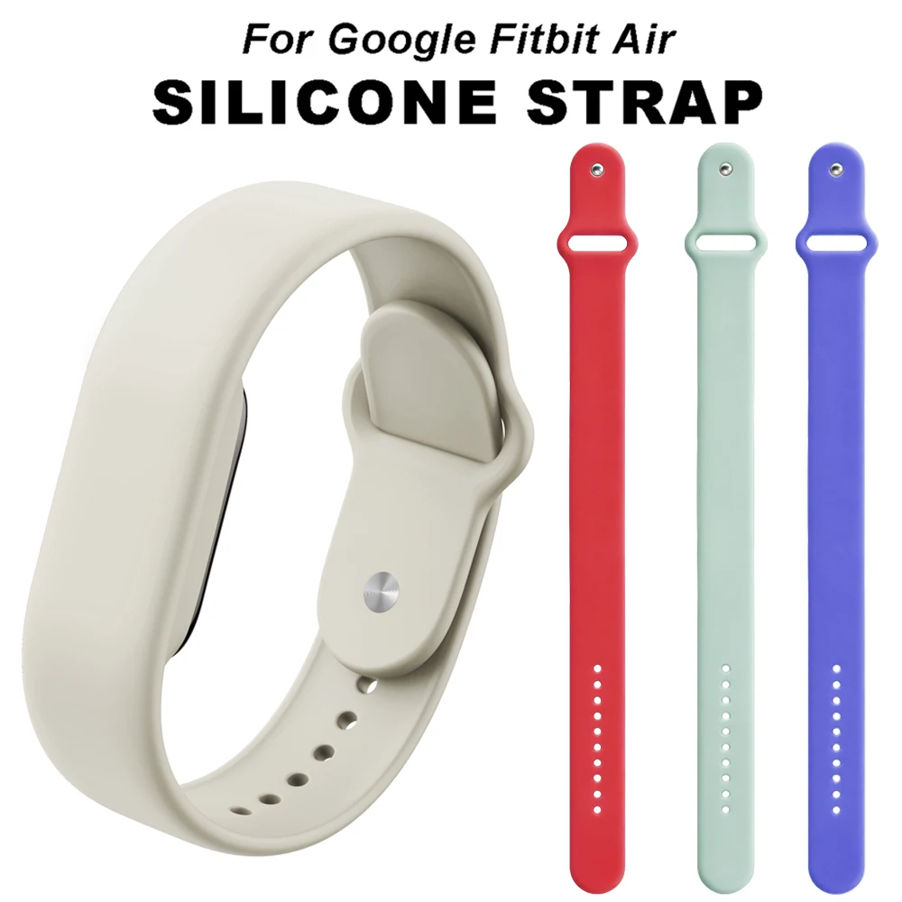 Silicone Watch Band For Google Fitbit Air Strap Sports Adjustable Wristband For Fitbit Air Fitness Tracker Bracelet Accessories