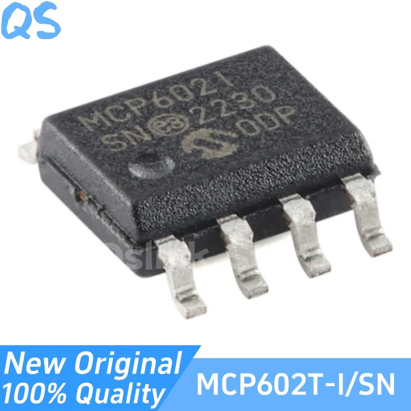 New Original MCP602T-I/SN MCP602I SOIC-8 CMOS Dual Channel Operational Amplifier Chip