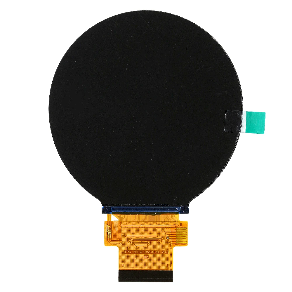 2.8-inch LCD Display Screen Round IPS 480*480 RGB Interface Viewing Angle 170° RGB-LED Backlight 40PIN for Smart Home
