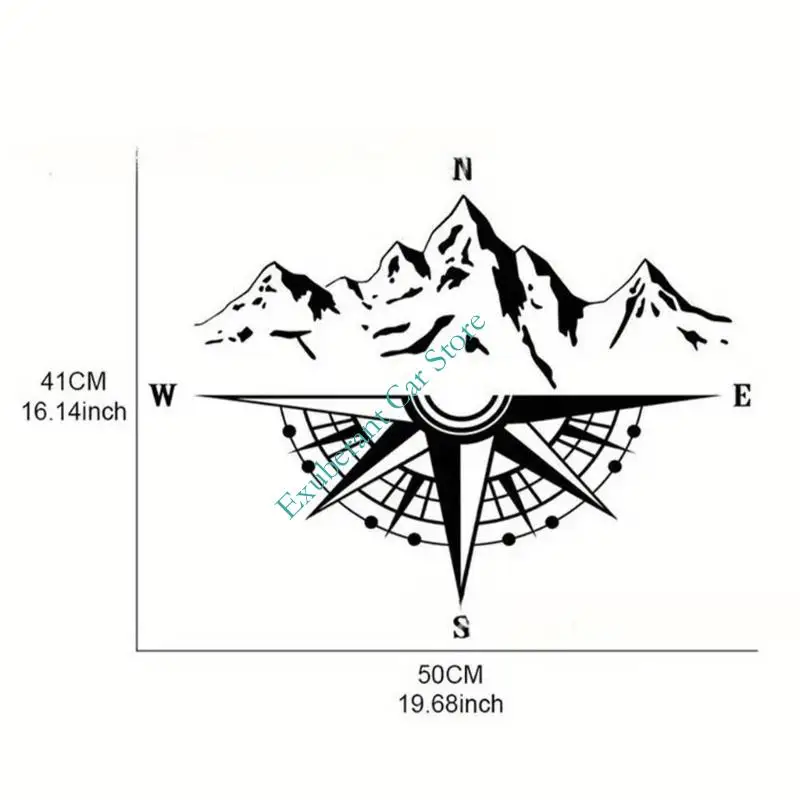 ملصقات H3CE للمركبات الجبلية لتوجيهات الطقس، شارات قوية محمية من مادة PVC