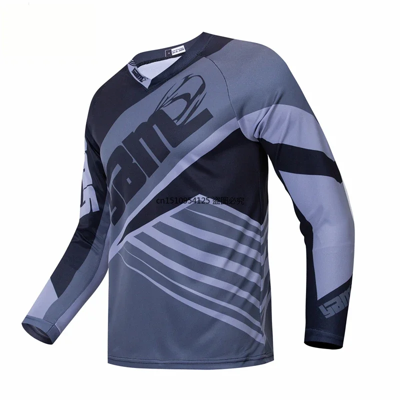 2022 Men Full Sleeves Motocycle Downhill MTB Jersey Enduro Motocross Mountain Bike DH JerseyCloth BMX Shirt Top Wear