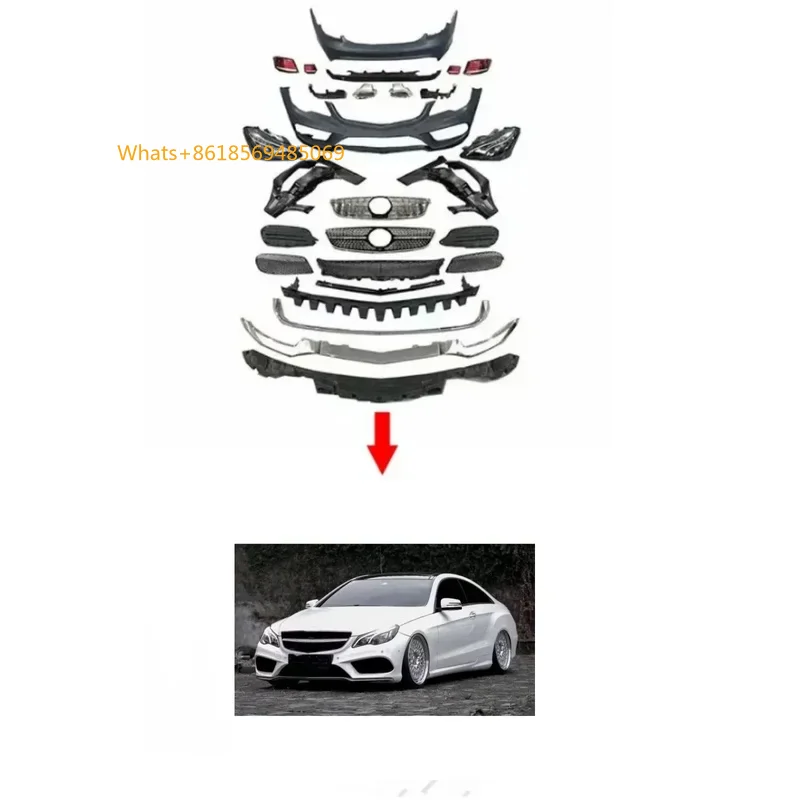 Facelift body kit  E class coupe W207 E200 E260 2010-2013 2014-2017 bodykit front rear bumper grille