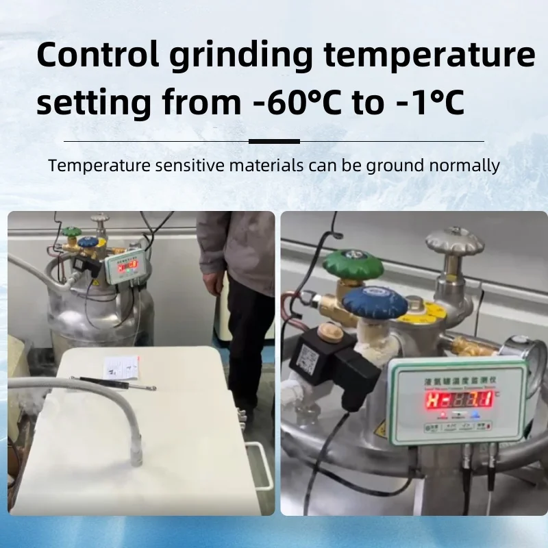 MITR Liquid Nitrogen Grinding Machine Nano Particle High Speed Planetary Ball Mill Laboratory Cryogenic Ball Mill