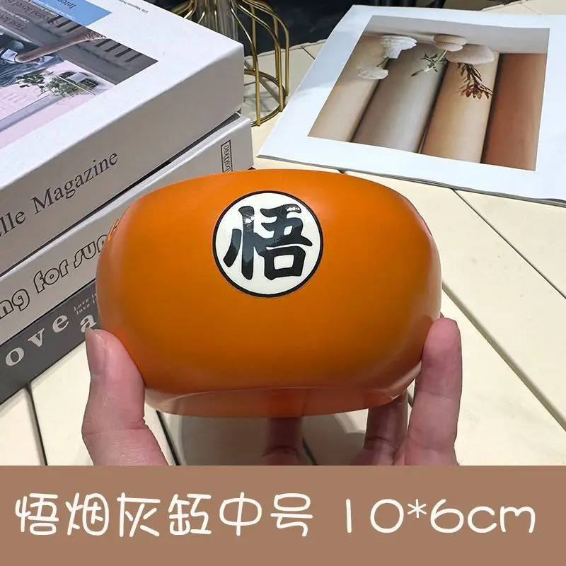 Dragon Ball Anime Zweidimensionaler Edelstahl-Aschenbecher, Stilvolle Bar- und Restaurant-Dekoration, Windbeständig, Sturzsicherer Schmuck – Detail 2
