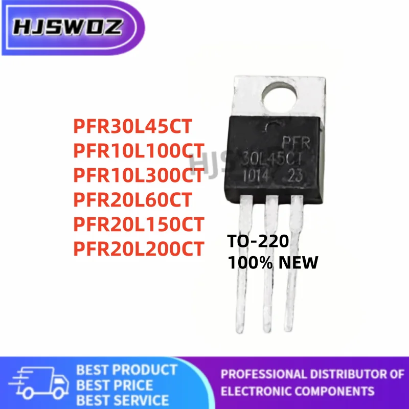 10PCS PFR30L45CT PFR10L300CT PFR20L60CT PFR20L200CT PFR20L150CT PFR10L100CT TO-220 Schottky rectifier diode