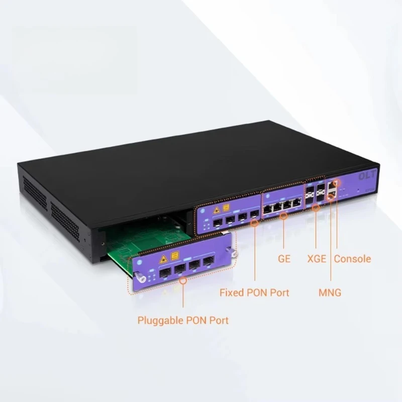 Pluggable C-data OLT 4/8 Port OLT 4 8 Puertos Fiber Optic Equipment 4/8 Portas Gepon EPON OLT