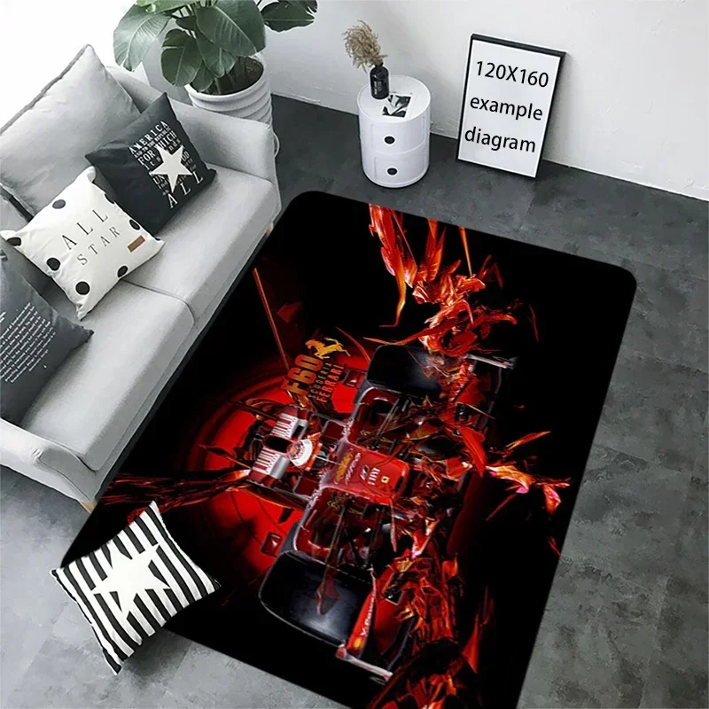 Balcony Carpet Living Room F1 Racer 33 Number Rugs Foot Carpets Entrance Doormat Soft Bedside Rug Floor Mats Non-slip Mat Home