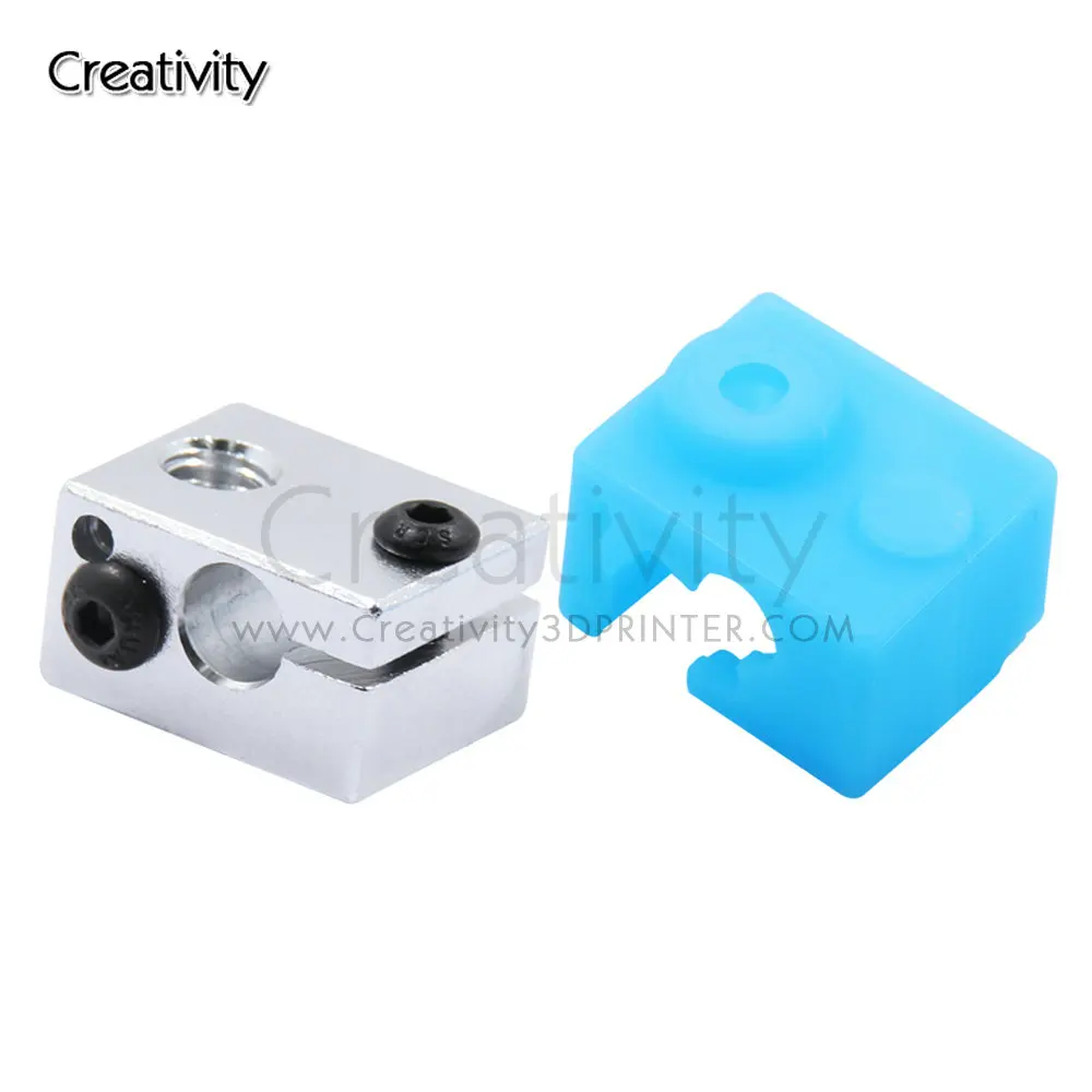 Creativity New V6 Silicone Sock Cover Case For  V6 Heated Block Warm Keeping Cover Reprap 3D Printer Parts