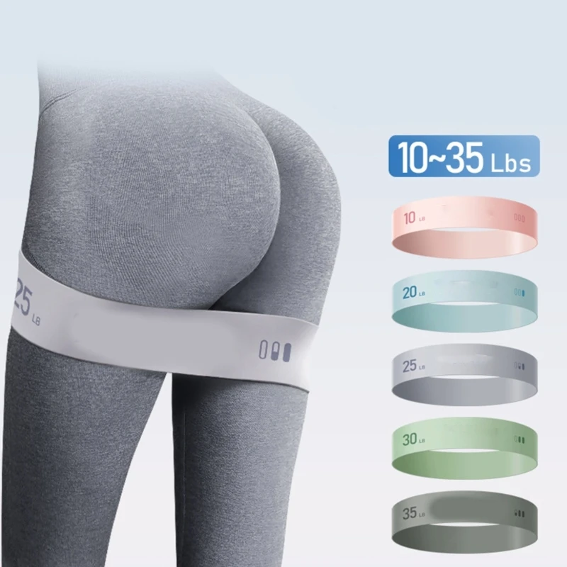 

5lots Multipurpose Workout Band Latex Toning Rings Without Roll Includes Carry 69HD