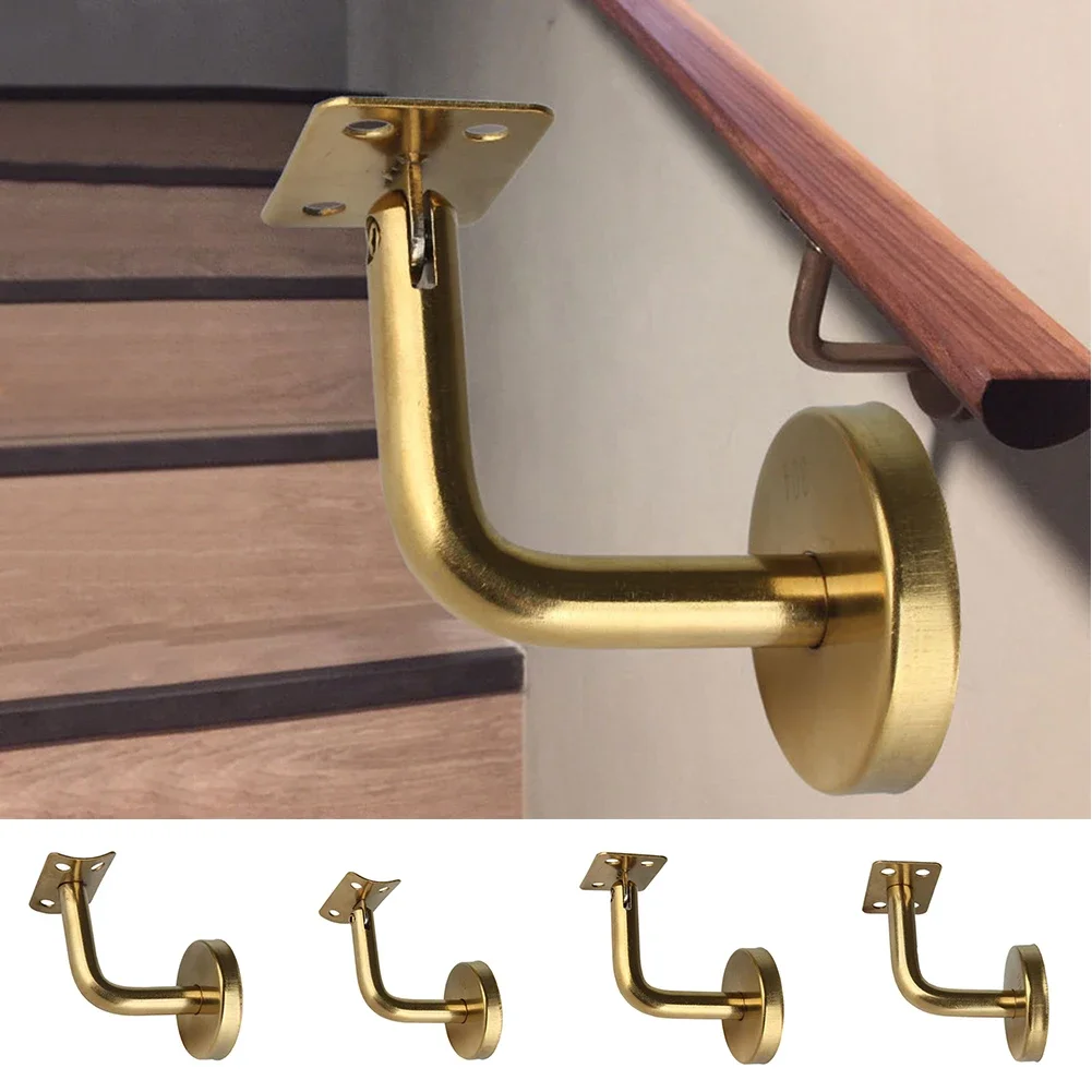 

Reliable Wall Mounted Stair Rail Bracket for Handrail Bannister, Stainless Steel Construction for Long lasting Use, 5pcs Pack