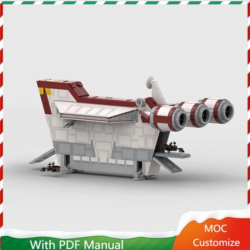 

New 5194 PCS Moc Star Battle CR-20 Troop Carrier Model Building Blocks Bricks Diy Creative Assembly Educational Toys Kid Gifts