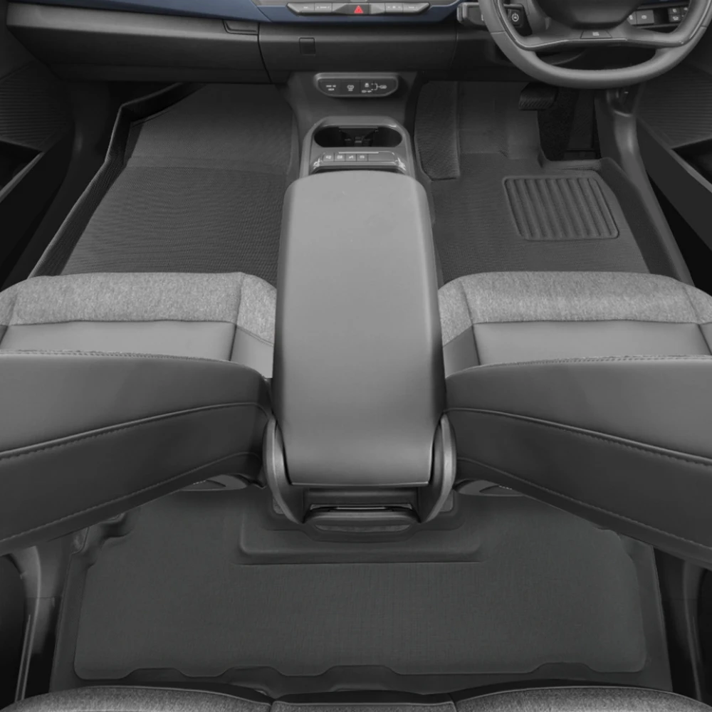Für Kia EV5 RHD 2024 2025 Fußmatten Kofferraummatte Allwetter-Vorder- und Hinterraummatte Wasserdicht Rutschfest Bodenteppiche – Detail 2
