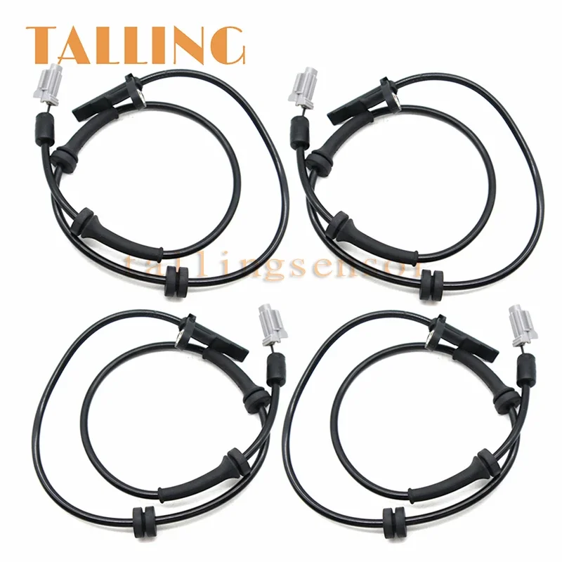 4PCS 47910-JD000 Front Rear L/R ABS Wheel Speed Sensor For Nissan Qashqai 1.5 1.6 2.0 2006-2016 New 47900-JD000 47910-JD000-C106