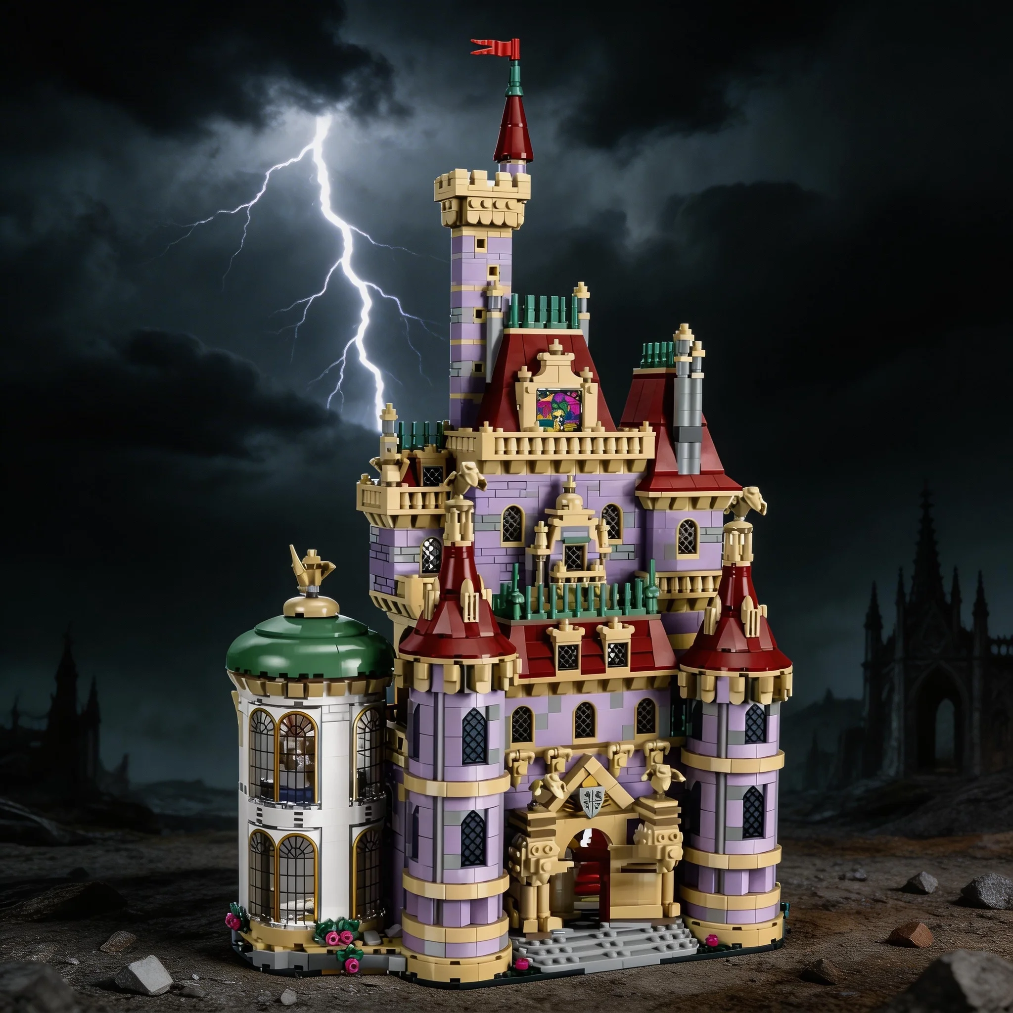 

2026 Романтический подарок на День святого Валентина: Модульный конструктор «Замок принцессы» для мальчиков и девочек, развивающие строительные блоки, подарок на День рождения и праздники