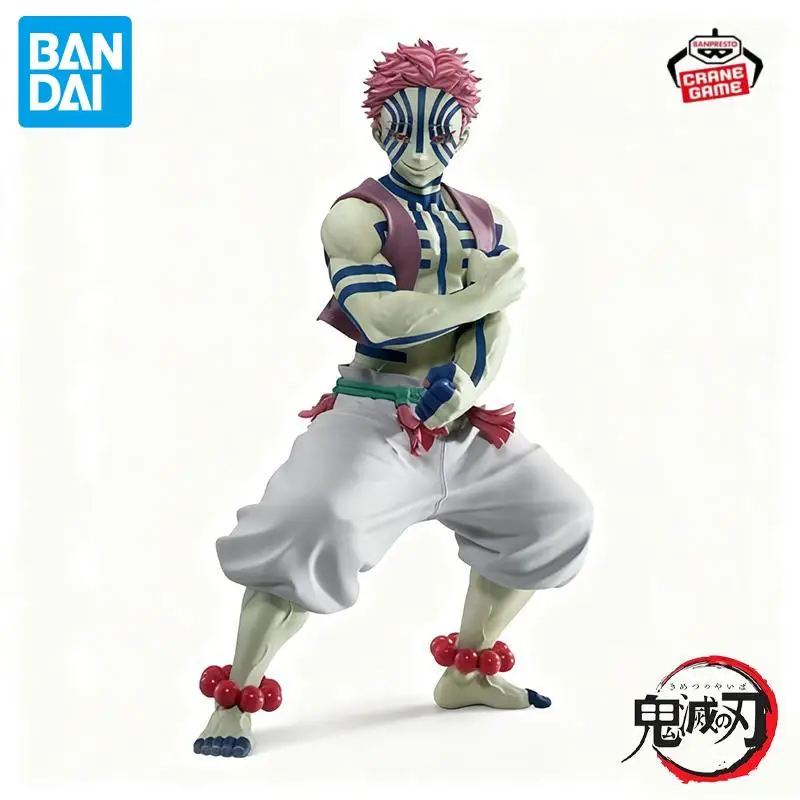 Figurki Bandai Original Banpresto Akaza, oryginalne, dostępne od ręki, figurki anime z PVC, statuetki, kreskówkowe figurki akcji, lalki, zabawki dla dzieci, ozdoby, prezenty na festiwale.