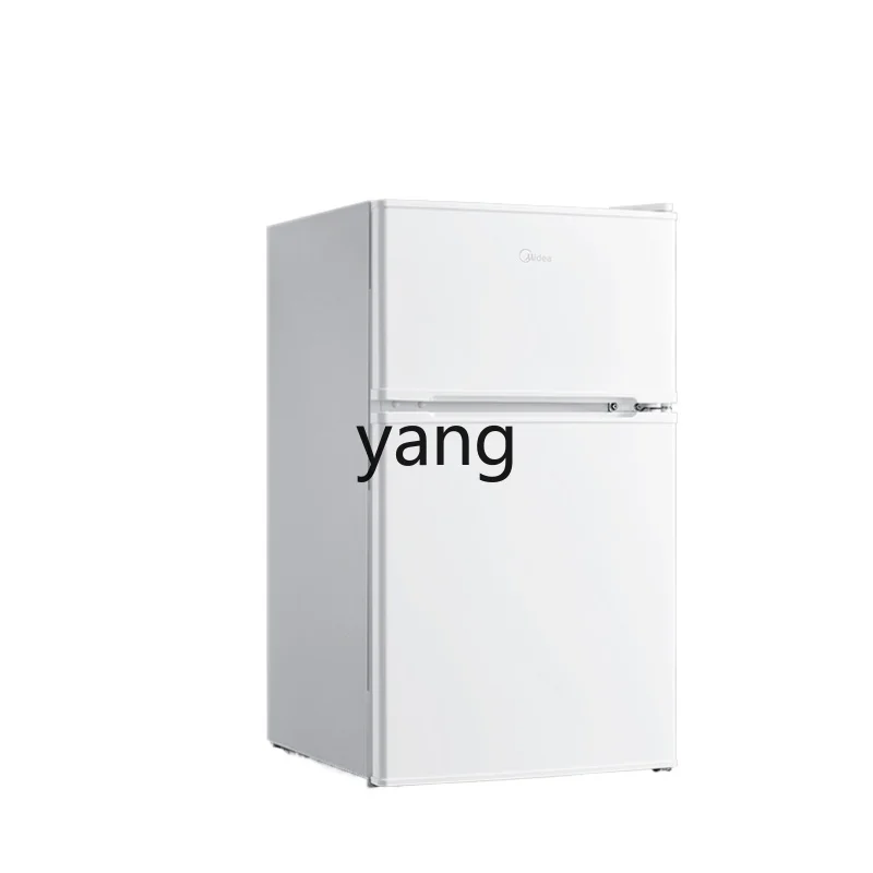 yjq  Double Door Two Door Refrigerator Household Small Energy Saving Mini Mini Refrigerator