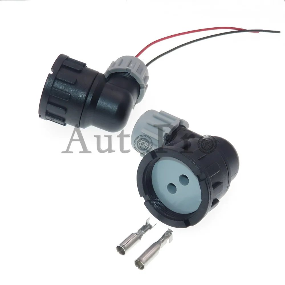 1 Set 2 Hole 9800808 Car Reversing Light Switch Connector AC Assembly Waterproof Lamp Cable Socket For Auto Truck