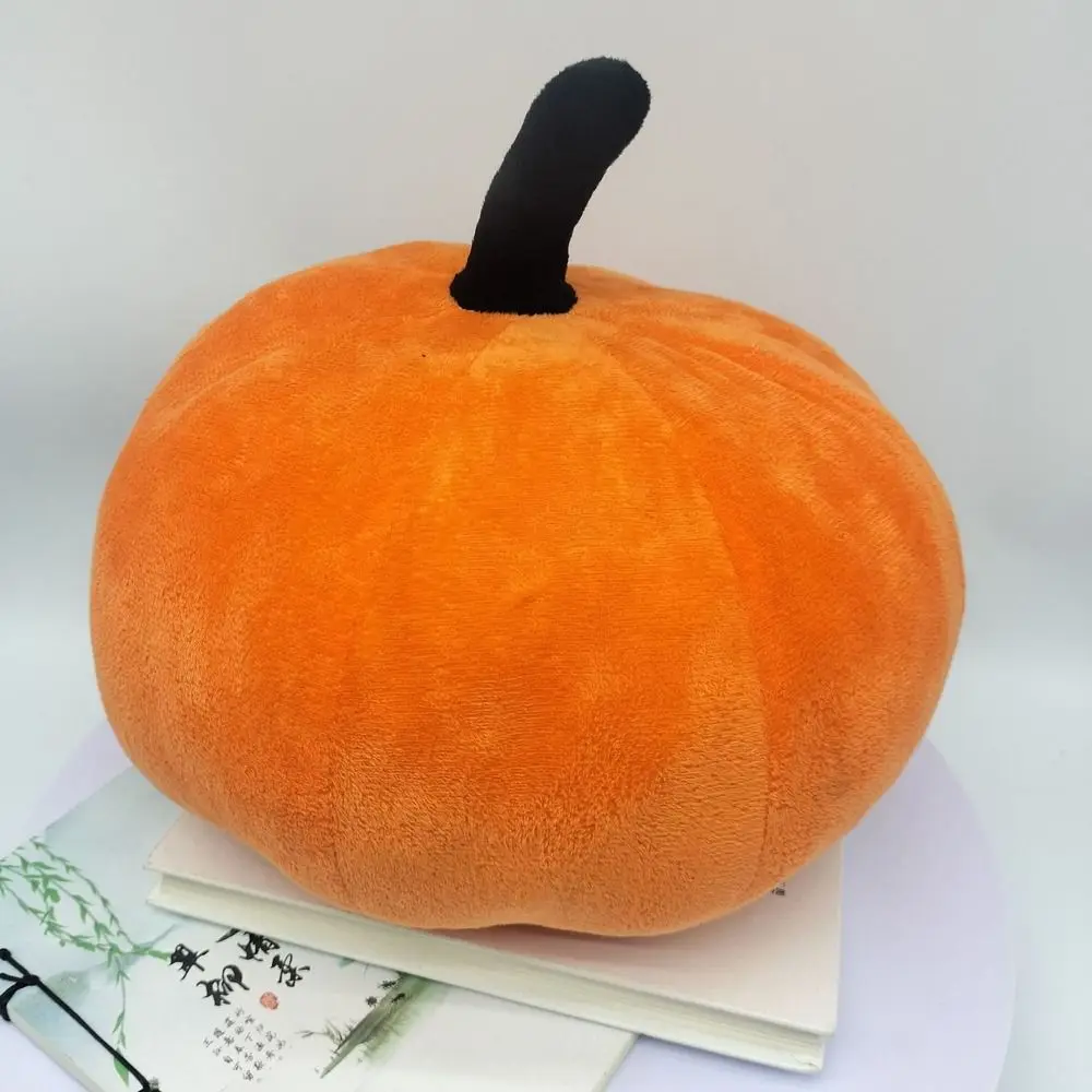 Citrouille d'Halloween en Peluche pour Enfant, Coussin Doux et Mignon, Dessin Animé, Légume