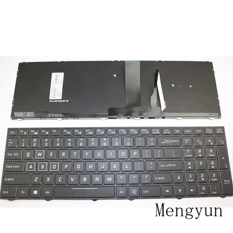 NEW Keyboard white / colorful backlit For MACHENIKE T90-T1CD T90-T1CS Hasee TX7-CR5S1 CN95S01