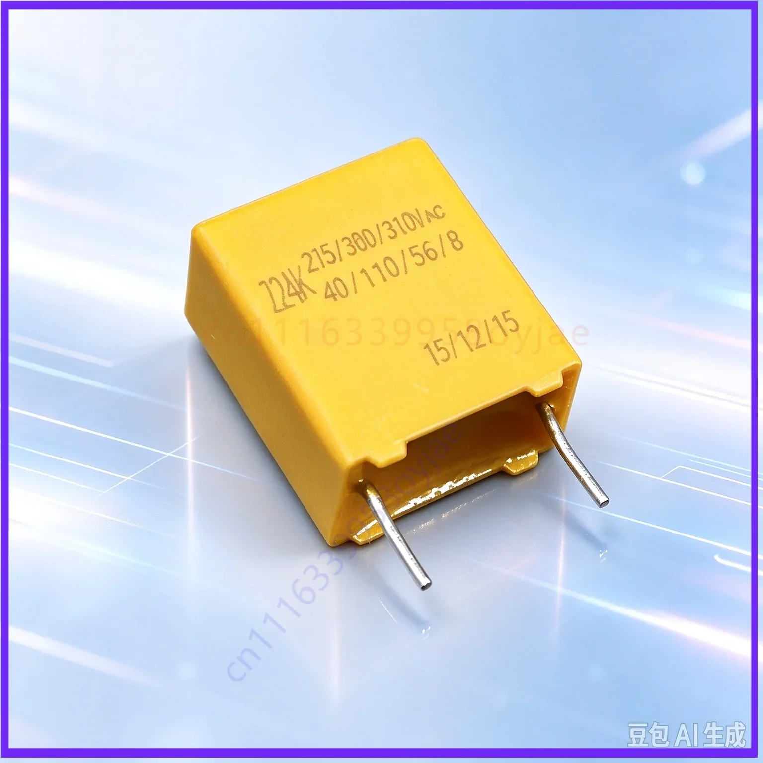 Reliable for WQC MKP MPX 0.22uf 220nf 224 275v 310v X2 Safety Film Capacitor P7.5  200pcs