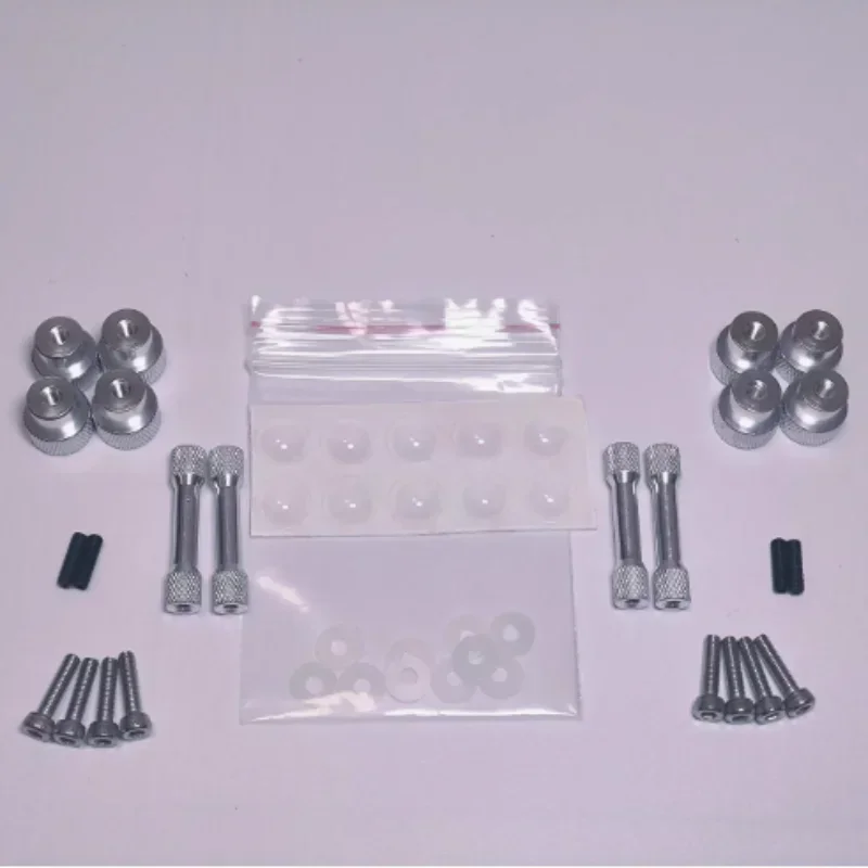 Split Keyboard Tenting Legs Bracket Kickstand Custom Metal Siver Screws CorneV3 Keyboard Bracket Split Keyboard Metal Door Mat