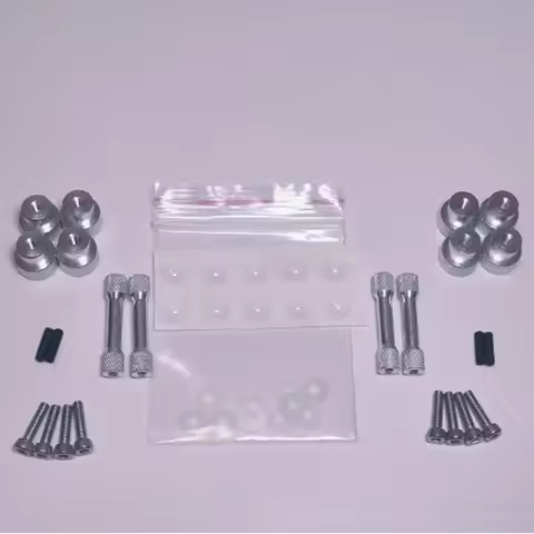 Split Keyboard Tenting Legs Bracket Kickstand Custom Metal Siver Screws CorneV3 Keyboard Bracket Split Keyboard Metal Door Mat