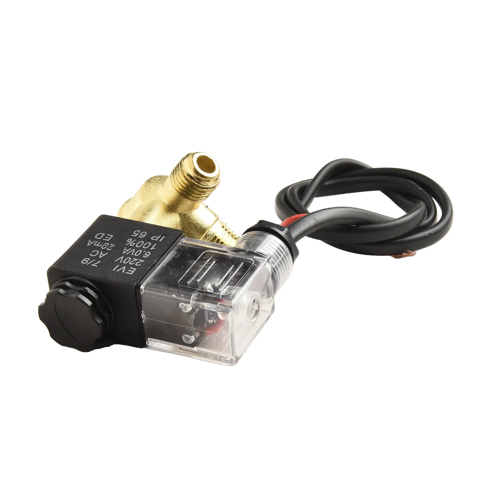 Oil Air Compressor Solenoid Valve with Check Valve for Quiet Operation and Backflow Prevention in Pneumatic Systems