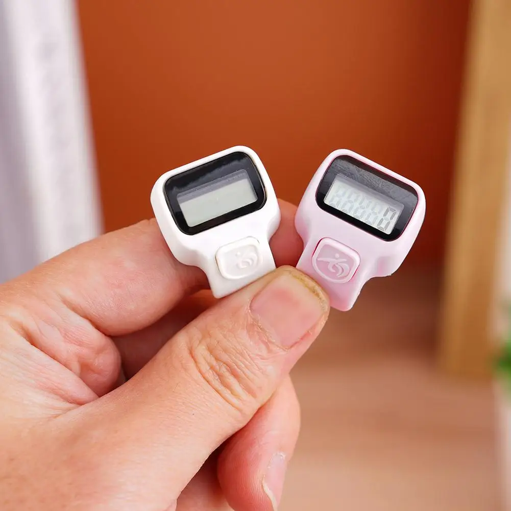 Mini Ring Shape Finger Counter LCD Electronic Digital Tally Counter Smart Ring Click Lap Counter Event Clicker Finger Counters