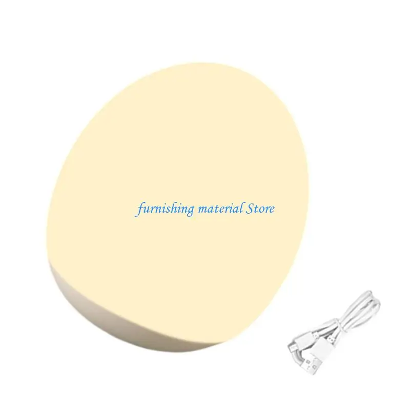 Y5GD Multifunctional Bedside Lamp Type C Charging 3 Modes Dimmer Nightlight For Children Adults Wall Plug Option