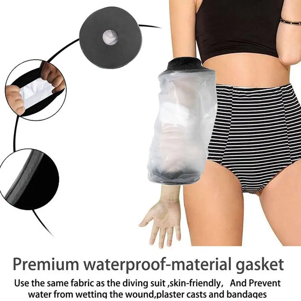 

3,5x30 см, водонепроницаемый защитный чехол для рук и ног, для перелома рук, ран, ванны, душа, терапия