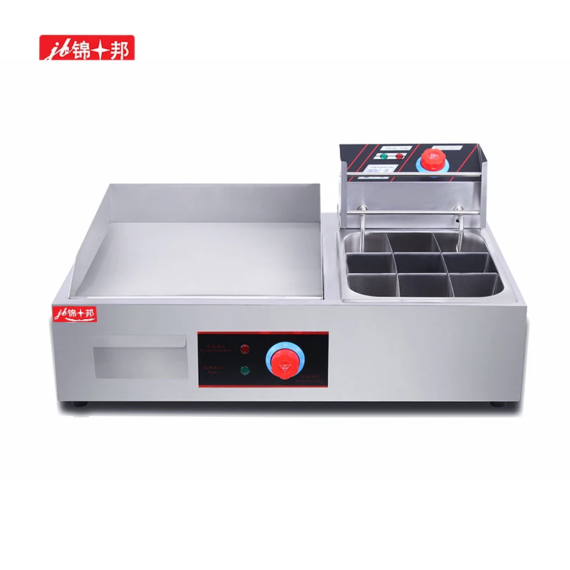 

Electric Oden Cookware Spicy Noodle Cooker 9 Grid Commercial Fast Food Restaurant Electric Grill Pan Integrated Barbecue