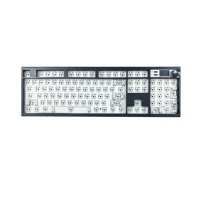 GMK104 Kit de teclado mecánico Teclado para juegos de tres modos Estructura de junta retroiluminada de intercambio en caliente Esta VIA con pantalla de visualización