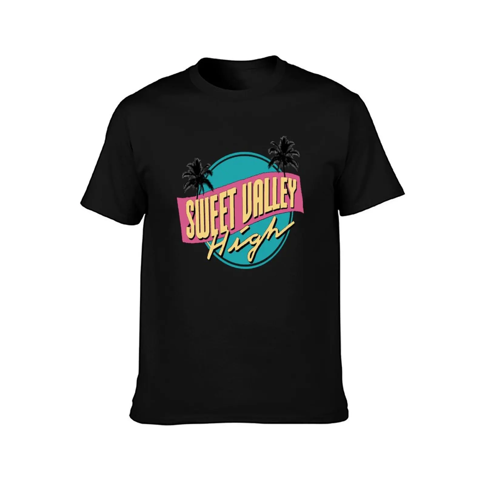 Sweet Valley T-Shirt Minimalist Plain Crew Neck T-Shirt