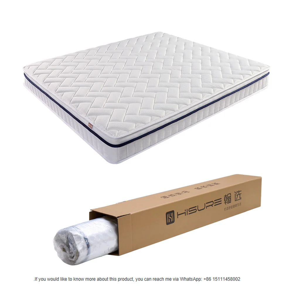 Custom Durable Rigid Support Moisture Proof Breathable Queen king Pocket Spring Compressed Mattress Cfr1633/1632 Flame Retardant