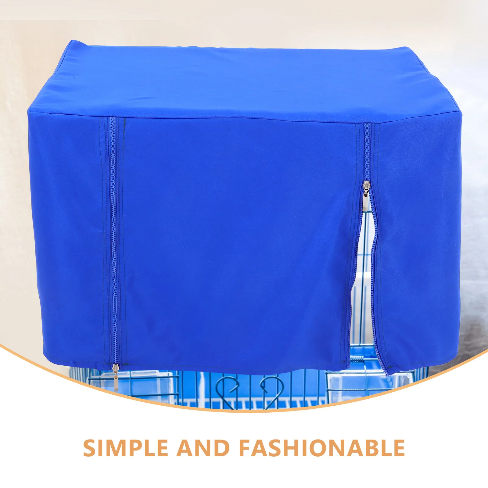 Light Blocking Birdcage Cover Oxford Fabric Foldable Cold Protection Cage Shield for Pet Birds Night Use Warm Keeping Daily Bird