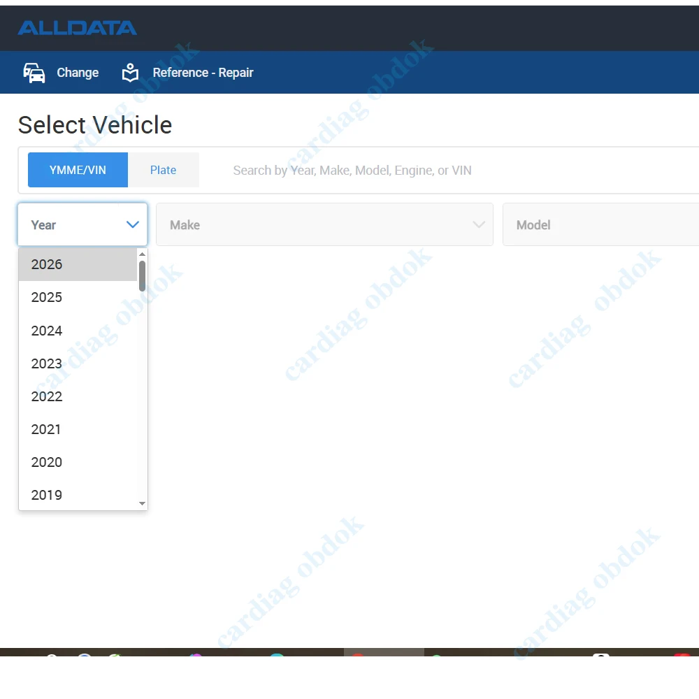 2026 Alldata Workshop Maintenance Online Software Automobile Data Hayens Pro IDX Supports Mobile Phone And Tablet Login