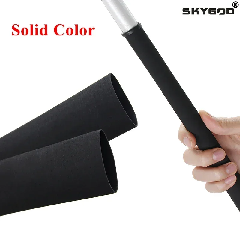 

Non Slip Heat Shrink Solid Color Tube 1.6m/Piece Anti-slip Insulation Sleeve 20/22/25/28/30/35/40mm Waterproof Fishing Rod Wrap