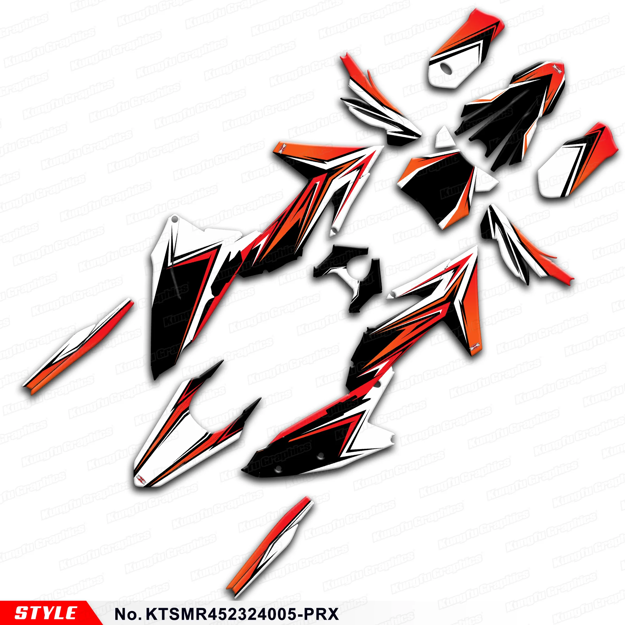 

JY RACING Personalized Adhesive Sticker Wrap Design for KTM SMR 450 SMR450 2023 2024, Rebuilding, KTSMR452324005-PRX