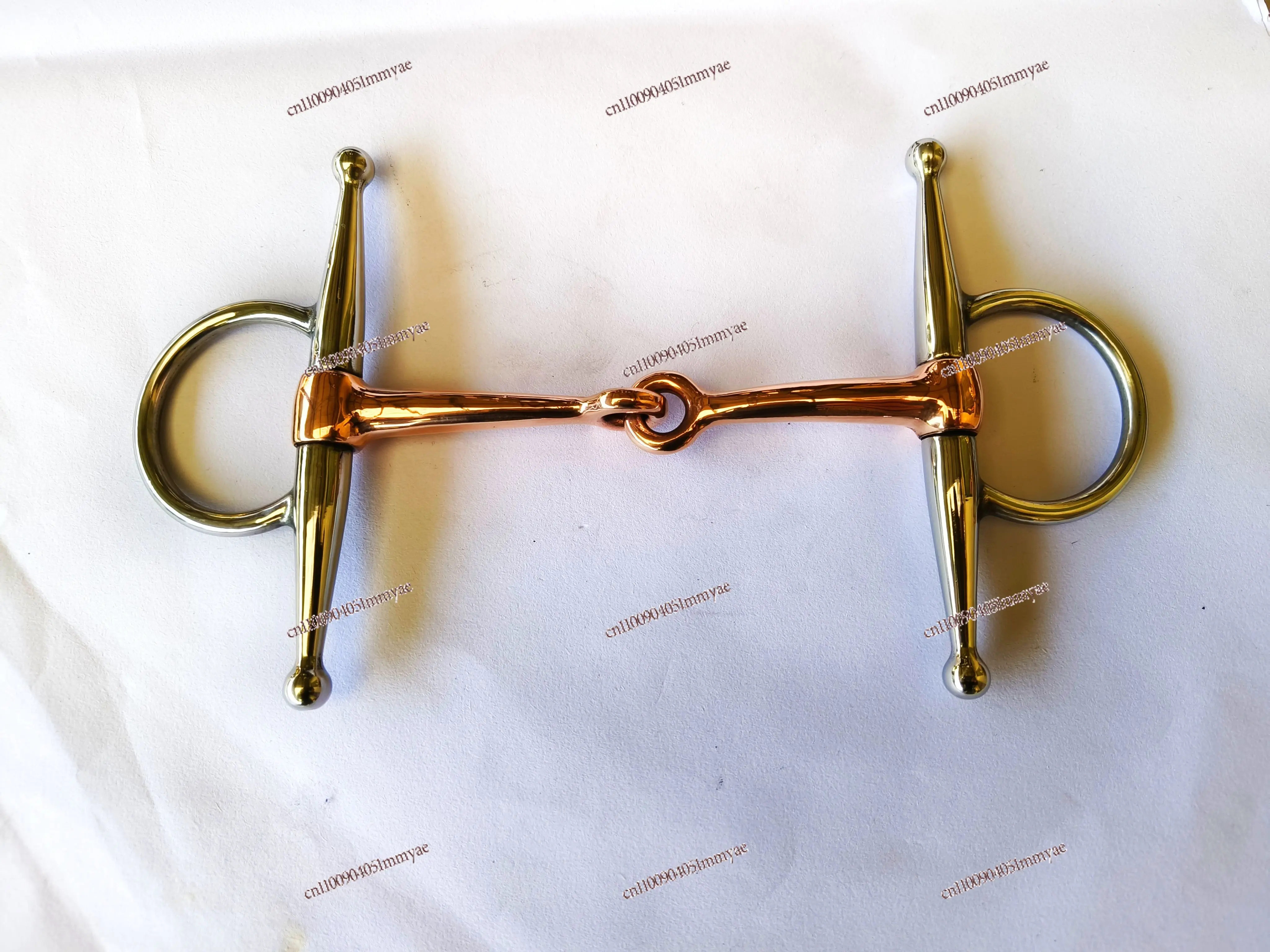 Copper Stainless Steel Horse Bite H-Type Overlord Armature Water Rein Accessories Armature Equestrian Harness Supplies
