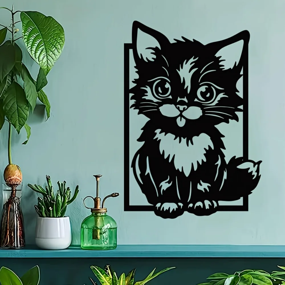 arte-de-parede-em-forma-de-gato-escultura-minimalista-boho-preta-para-sala-de-estar-e-quarto-mural-rustico-de-gatinho-presente-para-o-lar